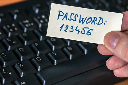 Password equals 123456