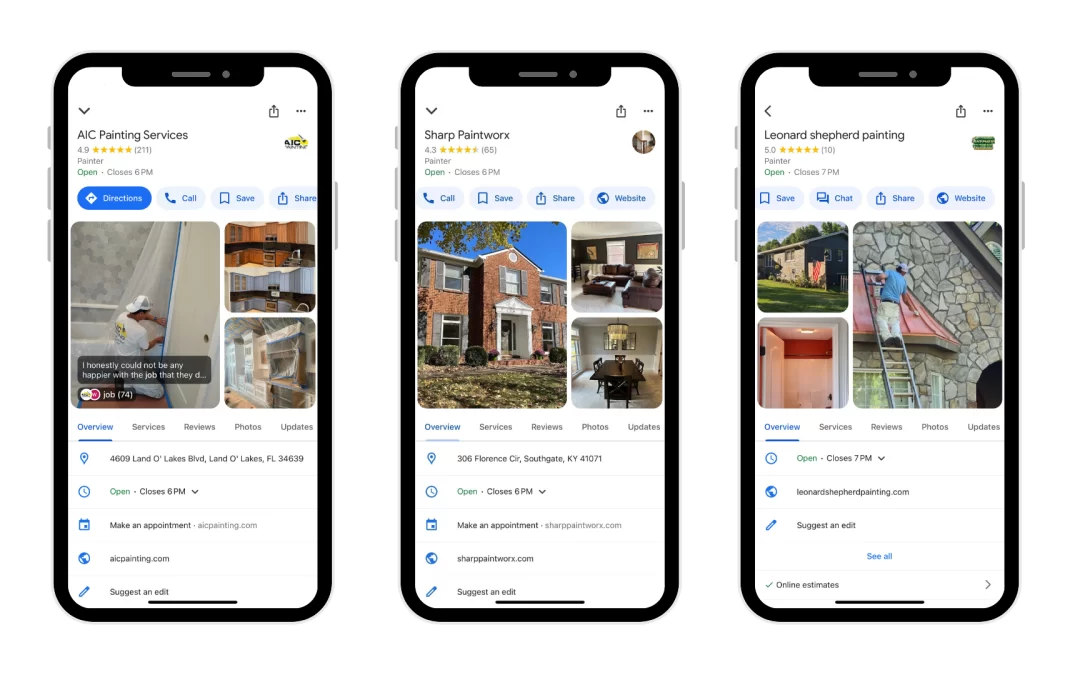 Google Business Profile – Incredibly Important for Painters